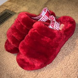 Women’s fluff yeah UGG slides